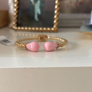 Lilly Pulitzer Gold Bracelet with Pink Accents